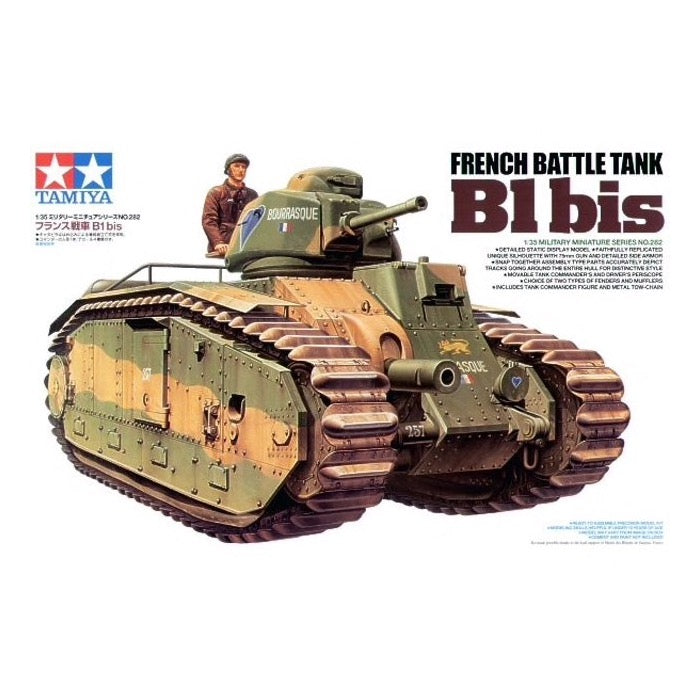 Tamiya 35282 1/35 French Battle Tank Char B1 BIS