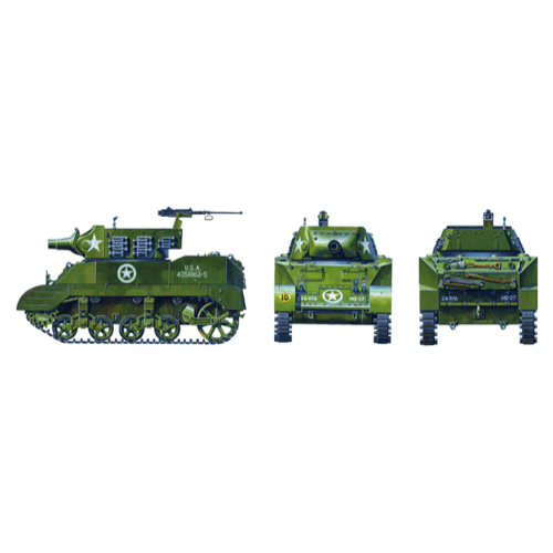 Tamiya 35312 1/35 US Howitzer Motor Carriage M8 Awaiting Orders
