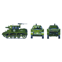 Tamiya 35312 1/35 US Howitzer Motor Carriage M8 Awaiting Orders