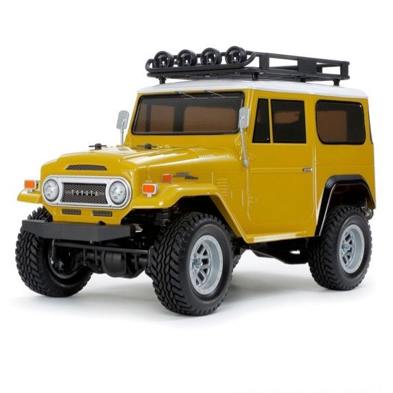 Tamiya 1/10 Toyota Land Cruiser 40 4WD CC-02 Yellow Painted Body RC Kit 47490