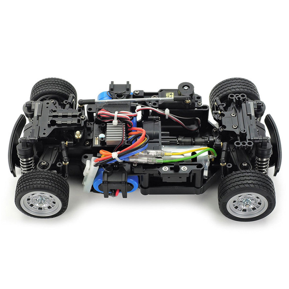 Tamiya 1/10 Fiat Abarth 1000 TCR Berlina Corse MB-01 Chassis Blue Grey Pre-Painted Body RC Kit 47492