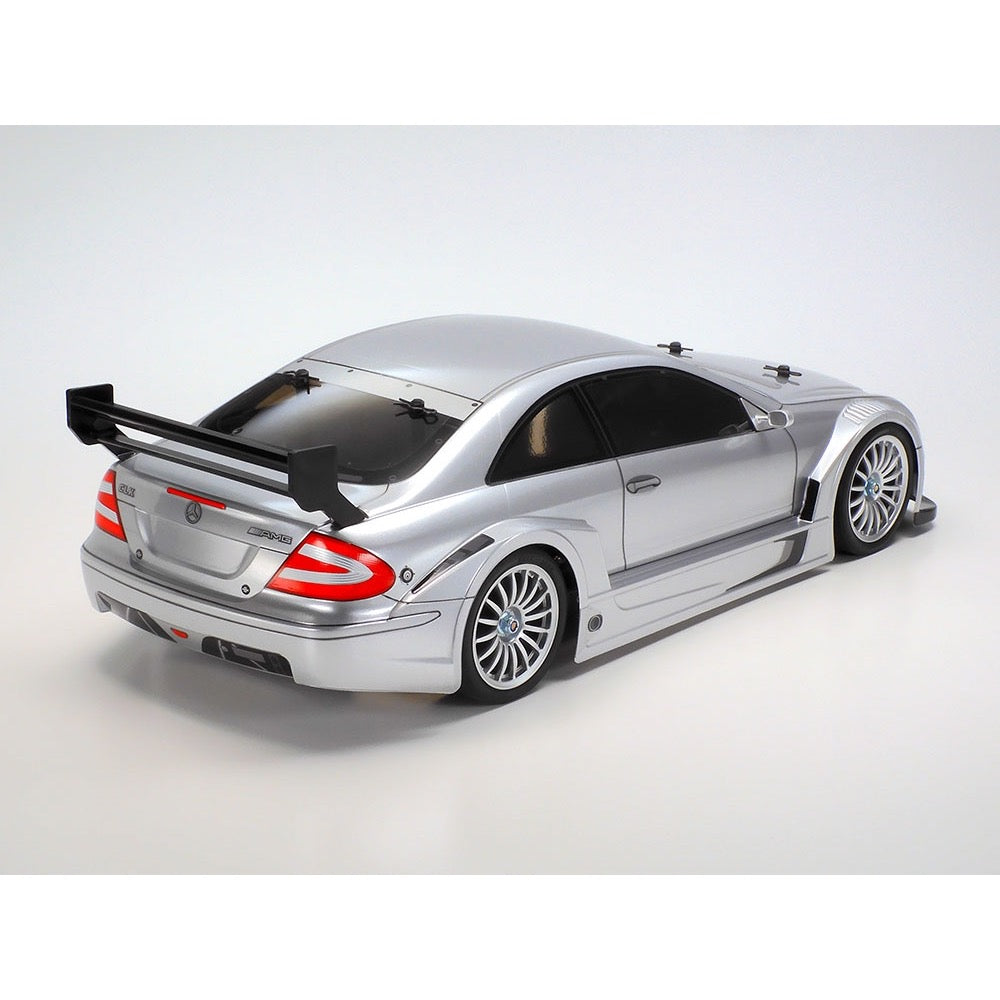 Tamiya 1/10 Mercedes CLK AMG Racing Version Silver Painted Body TT-02 Chassis RC Kit 47493