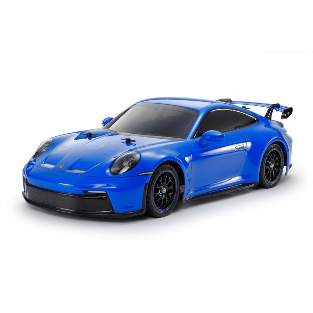 Tamiya 1/10 Porsche 911 GT3 992 RC Kit Blue Painted Body (TT-02) 47496