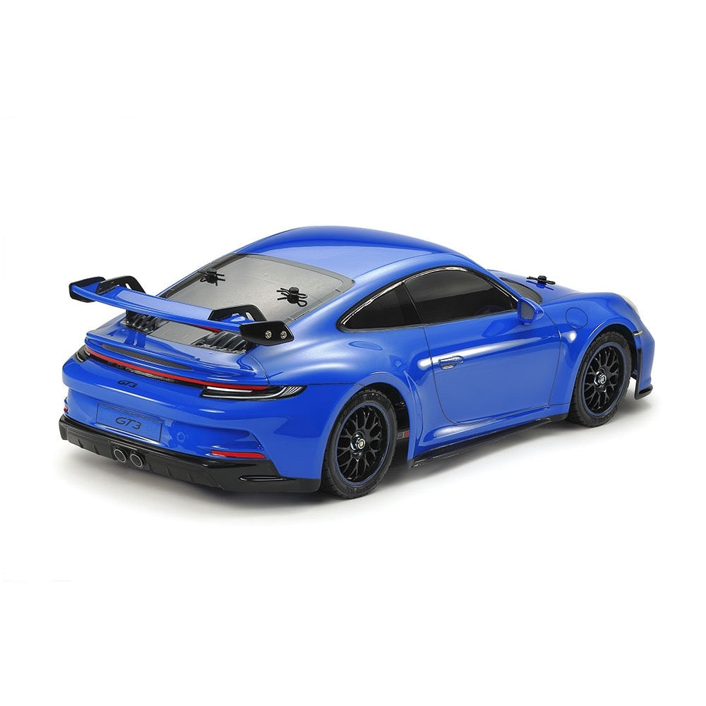 Tamiya 1/10 Porsche 911 GT3 992 RC Kit Blue Painted Body (TT-02) 47496