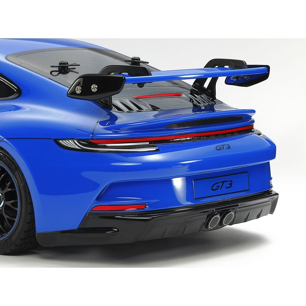 Tamiya 1/10 Porsche 911 GT3 992 RC Kit Blue Painted Body (TT-02) 47496
