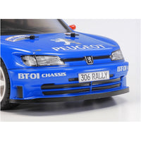 Tamiya 47513 1/10 Peugeot 306 Maxi BT-01 Limited Edition Blue Painted Body RC Car Kit
