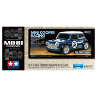 Tamiya 1/10 RC Mini Cooper Racing MB-01 Blue Painted Body Limited Edition