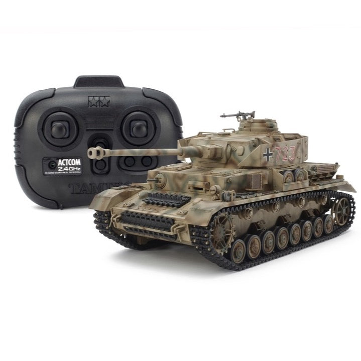 Tamiya 1/35 Panzerkampfwagen IV AUSF.J with Control Unit RC Tank Kit 48218
