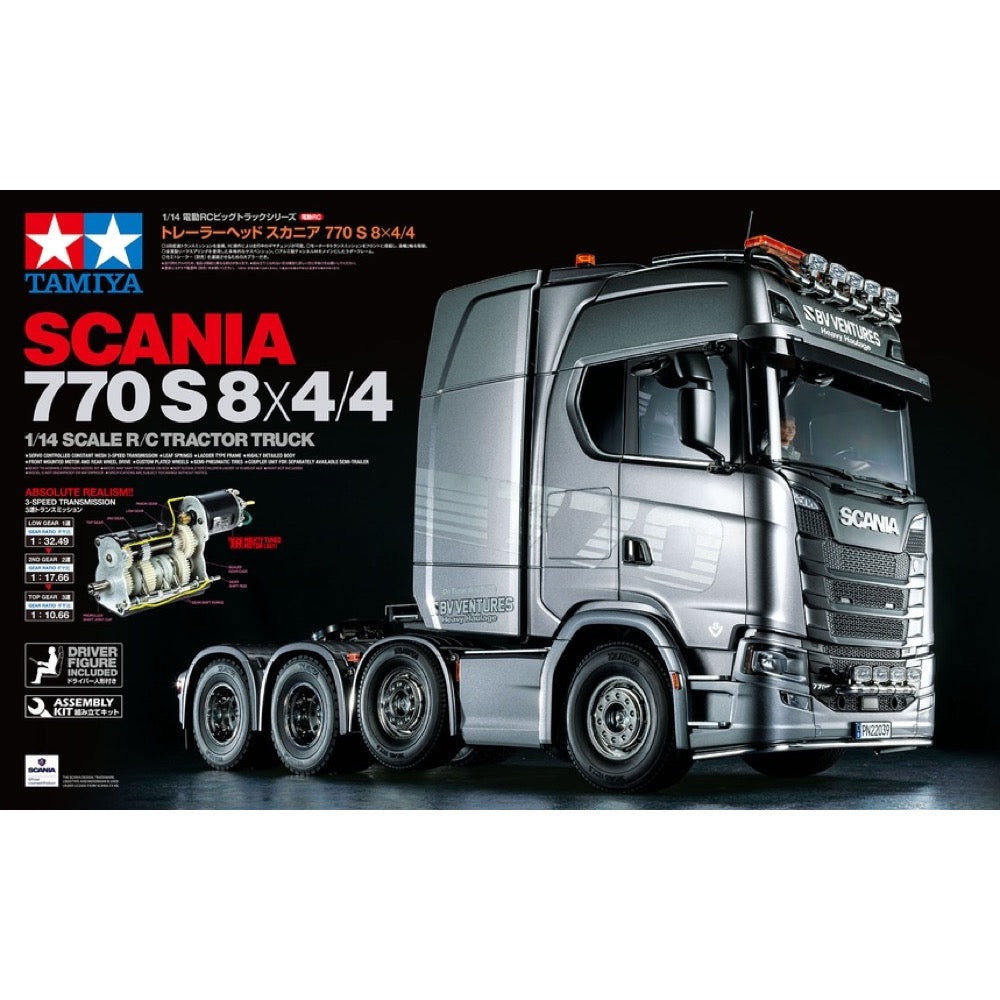 Tamiya 1/14 Scania 770S 8 × 4 /4 RC Kit 56371
