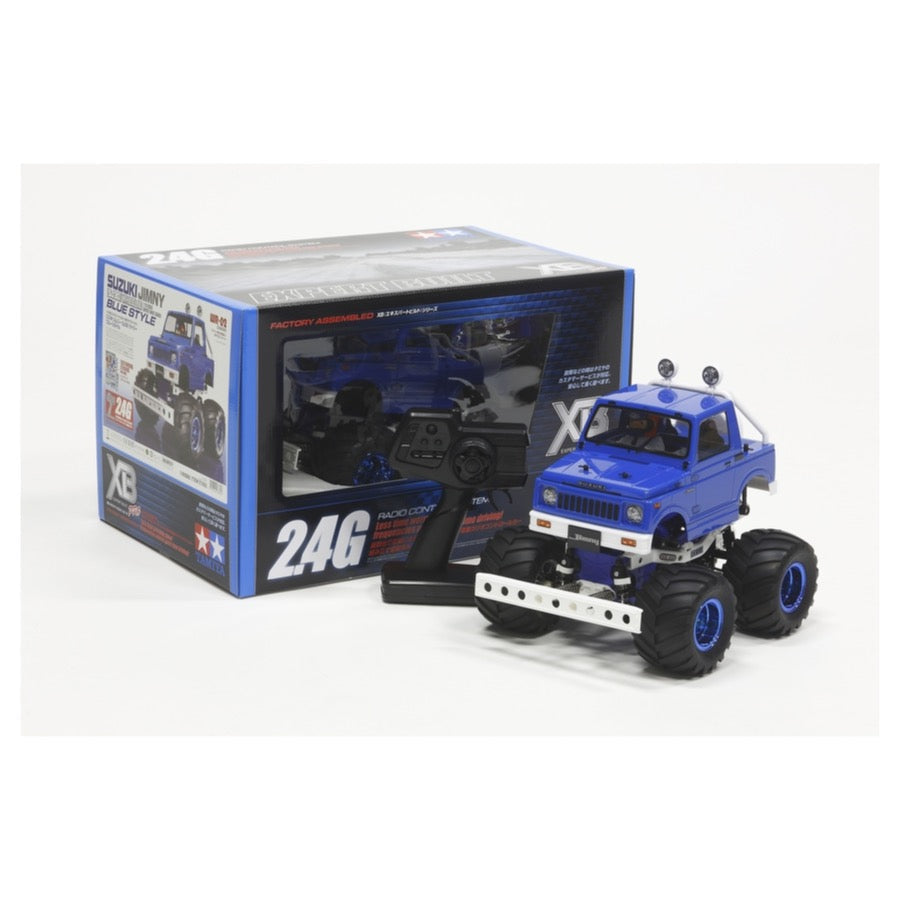 Tamiya 57862 1/10 RTR Suzuki Jimny Wheelie WR02 (SJ30) Blue Style