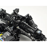 Tamiya 57988 1/10 RC 4WD TT-02B Chassis with Plasma Edge II Body High Performance Iridescent Purple/Green