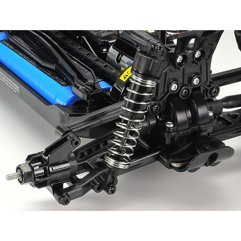Tamiya 57988 1/10 RC 4WD TT-02B Chassis with Plasma Edge II Body High Performance Iridescent Purple/Green