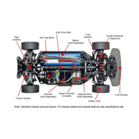 Tamiya 58567 1/10 Subaru XV TT-02 RC On Road Kit