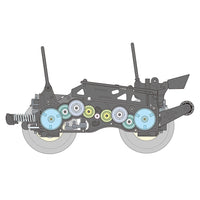 Tamiya 58678 1/10 Avante Comical RC Buggy Kit (GF-01CB Chassis)