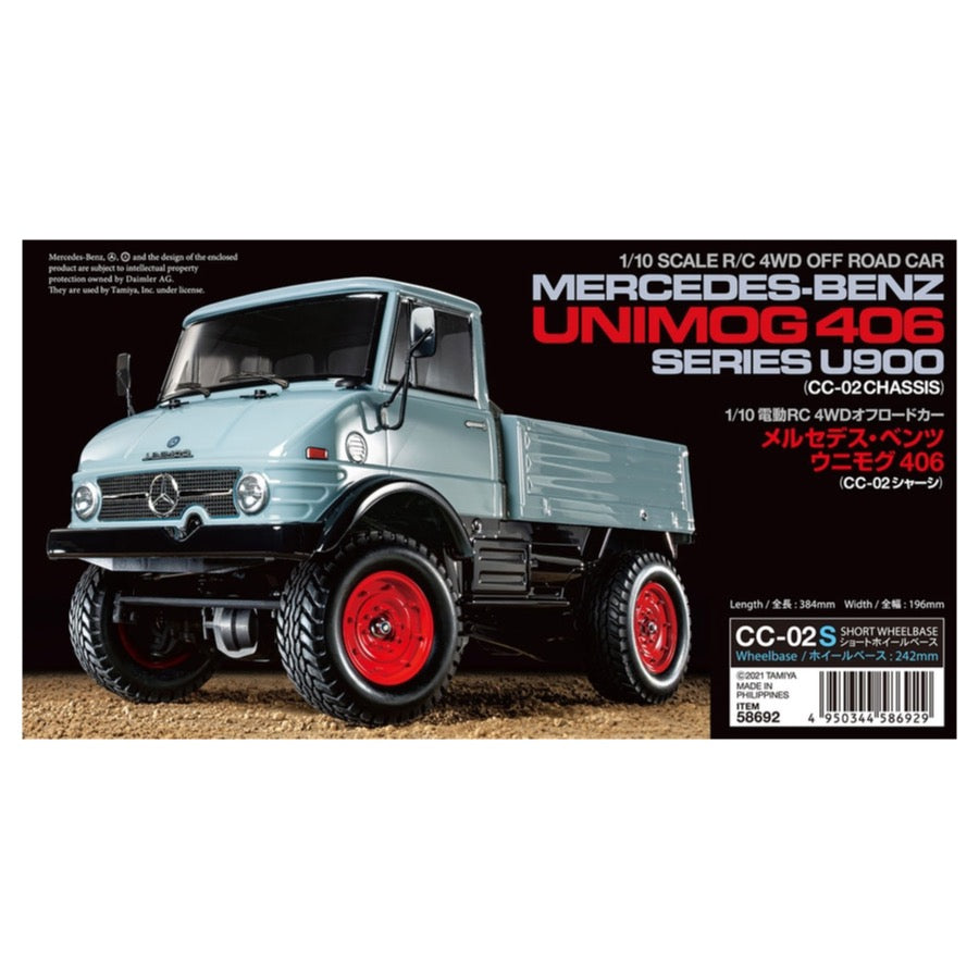 Tamiya 58692 1/10 RC Mercedes-Benz Unimog 406 Series U900 (CC-02)