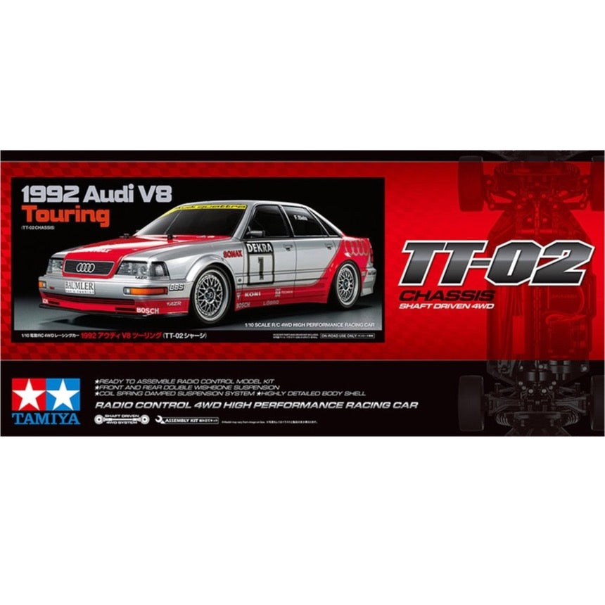 Tamiya 58699A 1/10 1992 Audi V8 Touring RC Car Kit