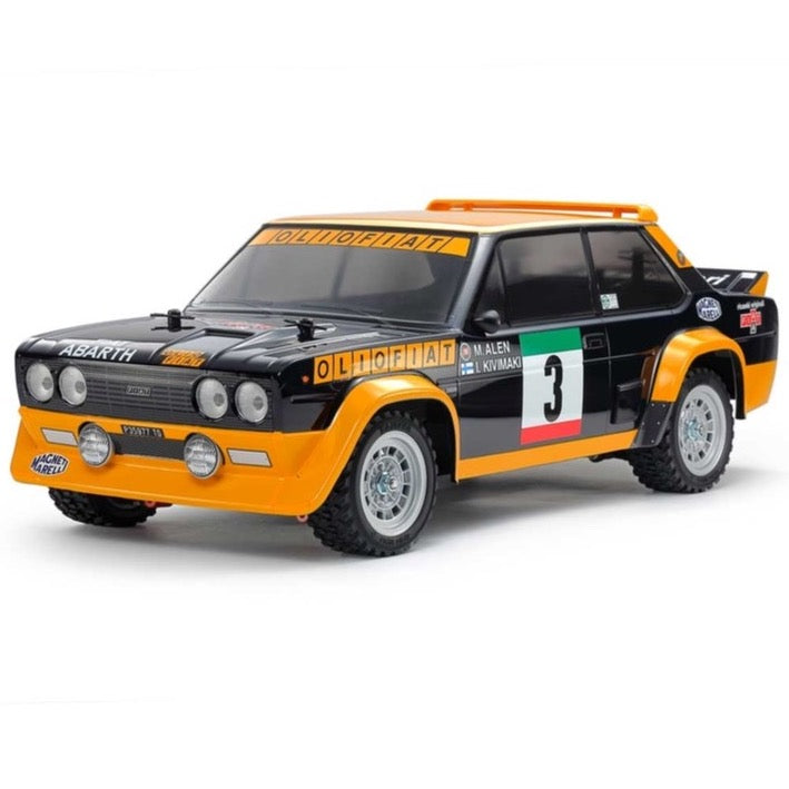 Tamiya 1/10 Fiat 131 Abarth Rally Olio Fiat MF-01X Chassis Off-Road RC Kit 58723