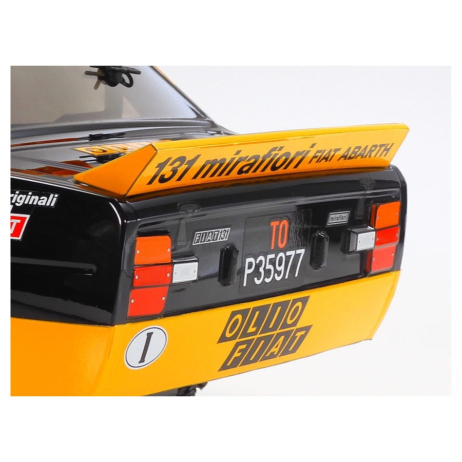 Tamiya 1/10 Fiat 131 Abarth Rally Olio Fiat MF-01X Chassis Off-Road RC Kit 58723