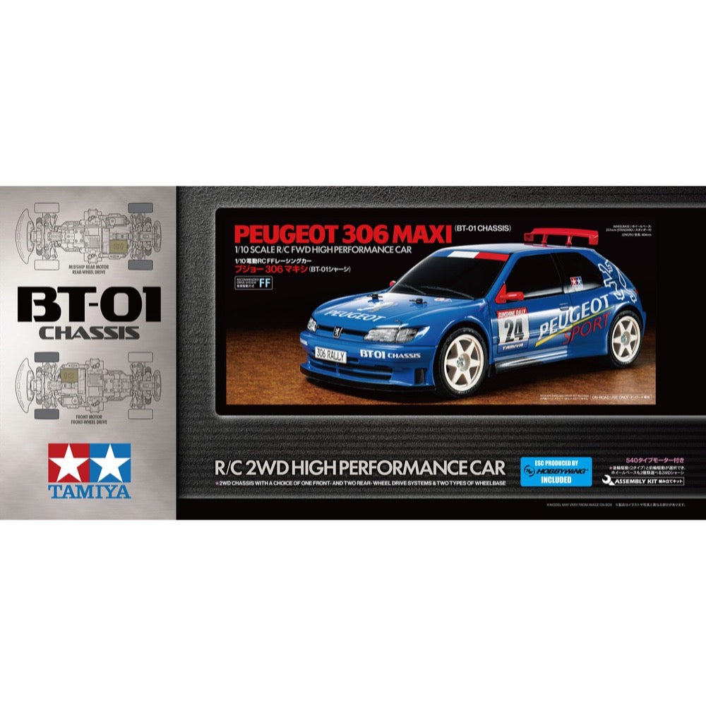 Tamiya 58746 1/10 Peugeot 306 Maxi BT-01 RC Car Kit
