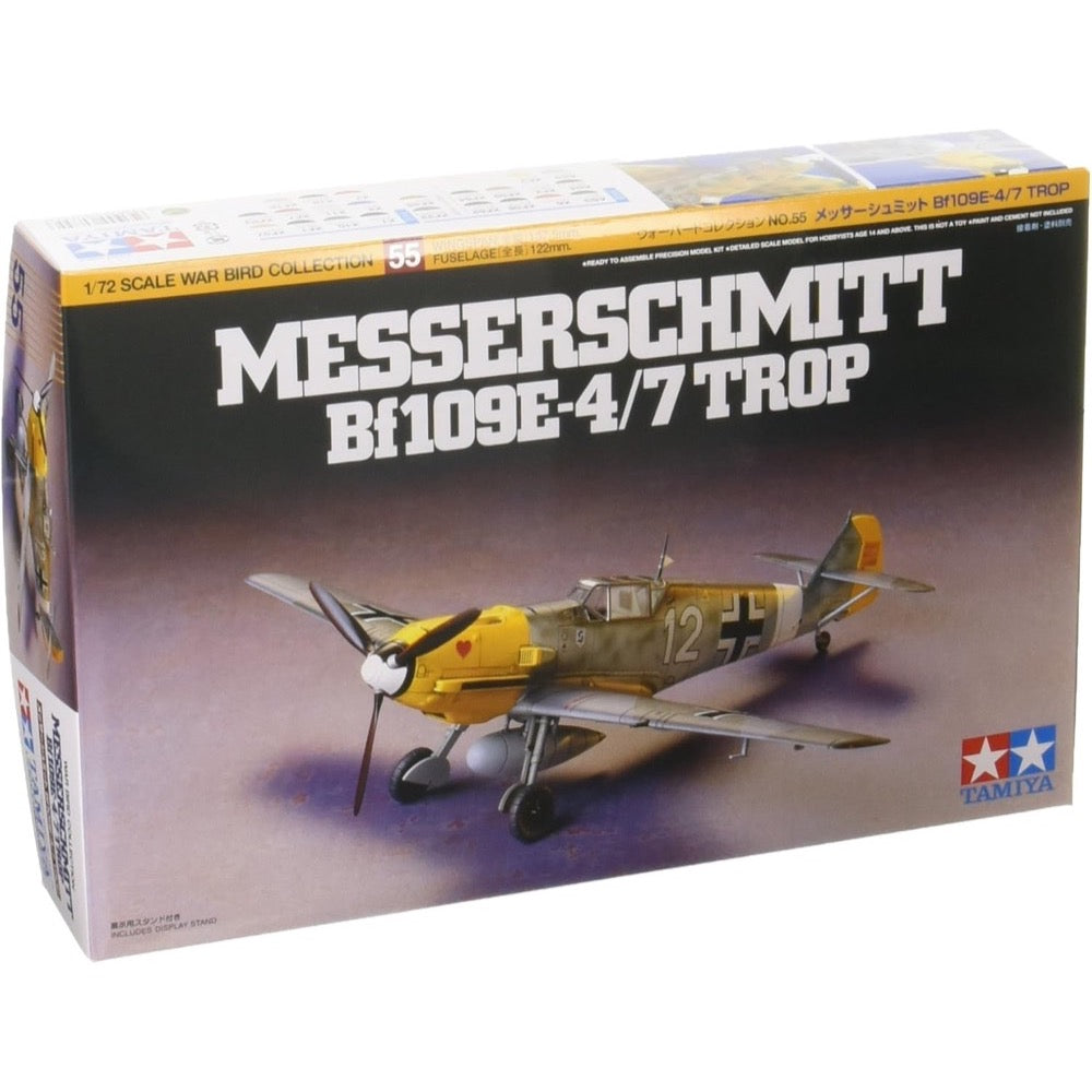 Tamiya 60755 1/72 Messerschmitt Bf109E-4/7 Trop