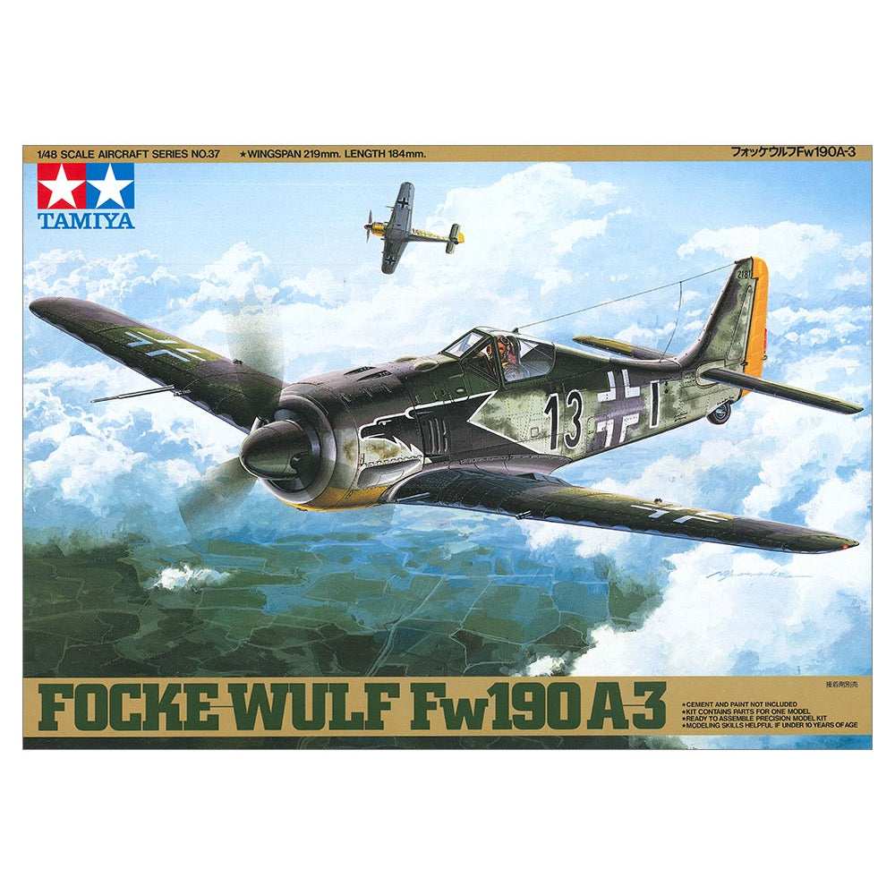 Tamiya 61037 1/48 Focke-Wulf Fw190A-3