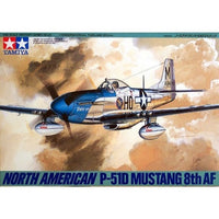 4950344992911 Tamiya 61040 1/48 North American P-51D Mustang 8th Air Force Plastic Model Kit