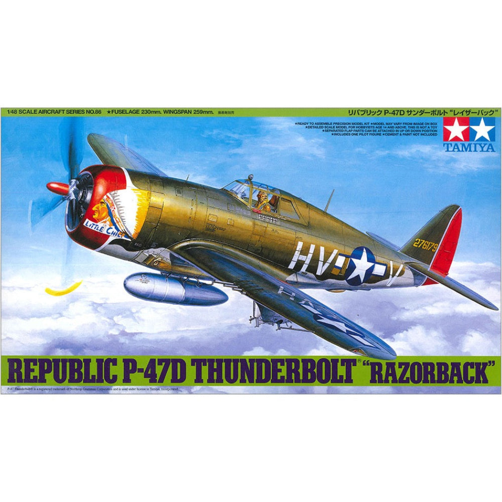 Tamiya 61086 1/48 P-47D Thunderbolt Razorback