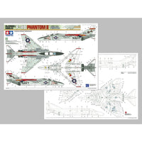 Tamiya 61121 1/48 McDonnell Douglas F-4B Phantom II