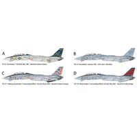 Tamiya 61122 1/48 Grumman F-14A Tomcat Late Model Carrier Launch Set