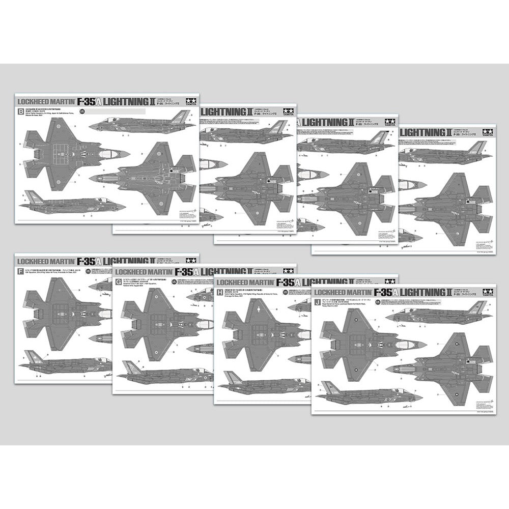 Tamiya 61124 1/48 Lockheed Martin F-35A Lightning II Australian Decals Included