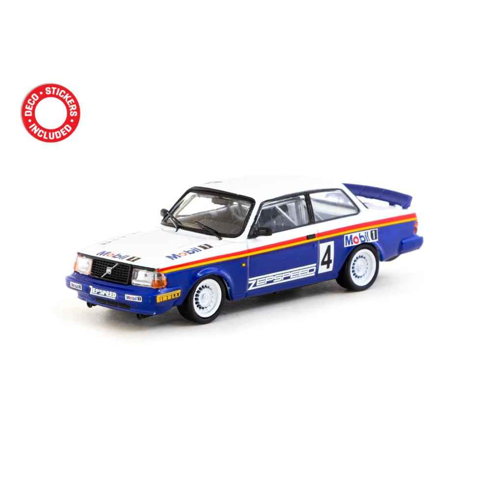 Tarmac Works 64-050-87MAL04 1/64 Volvo 240 Turbo Malaysian Group A Championships 1987 Winner Per-Gunnar Andersson