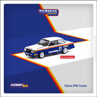 Tarmac Works 64-050-87MAL04 1/64 Volvo 240 Turbo Malaysian Group A Championships 1987 Winner Per-Gunnar Andersson