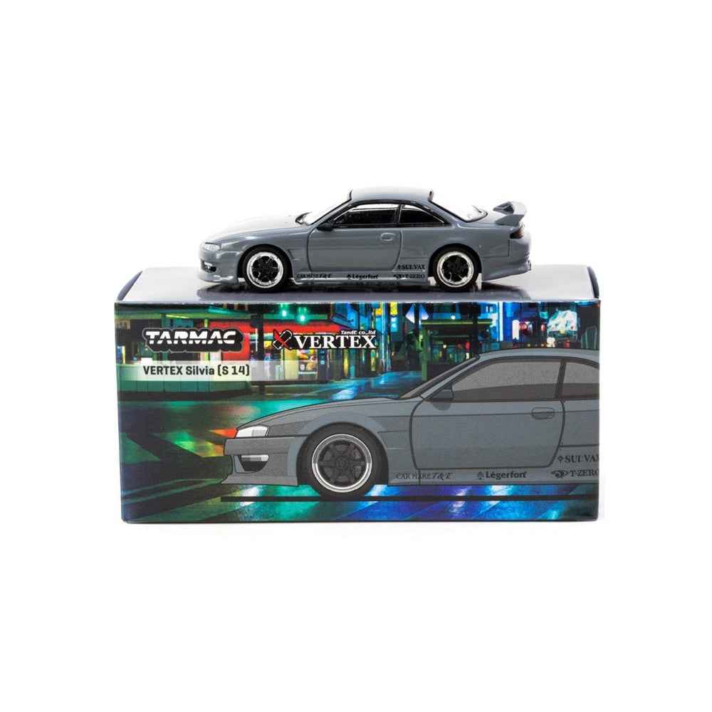 Tarmac Works T64G-018-GY 1/64 Vertex Silvia S14 Grey