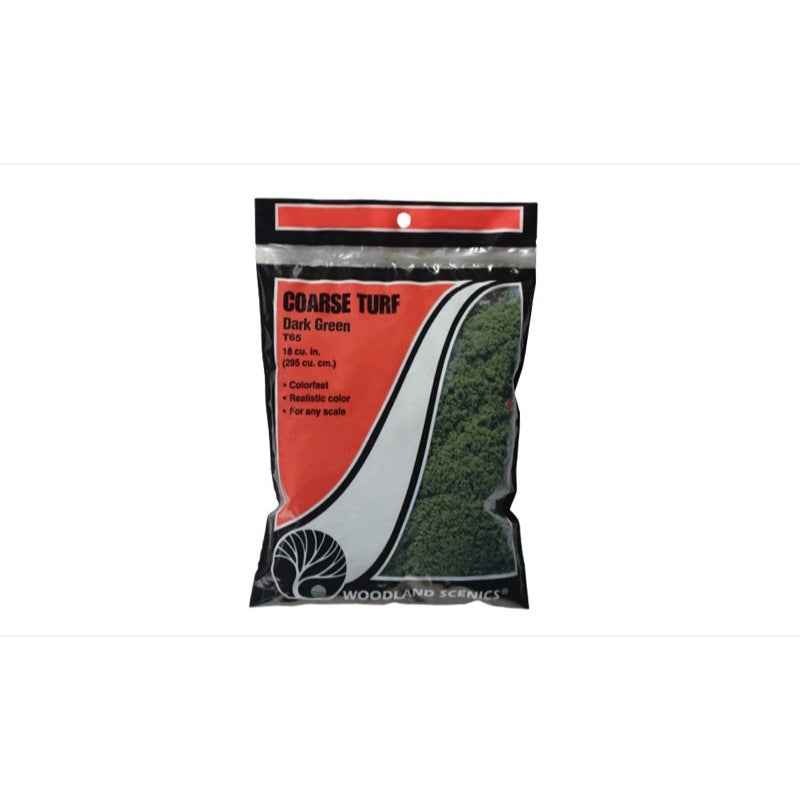 Woodland Scenics T65 Dark Green Coarse Turf