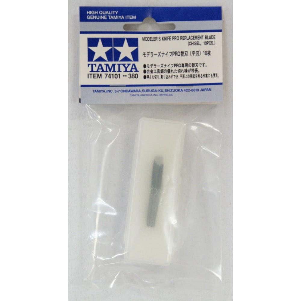 Tamiya 74101 Modeler Knife Pro Chisel Blade 10pc