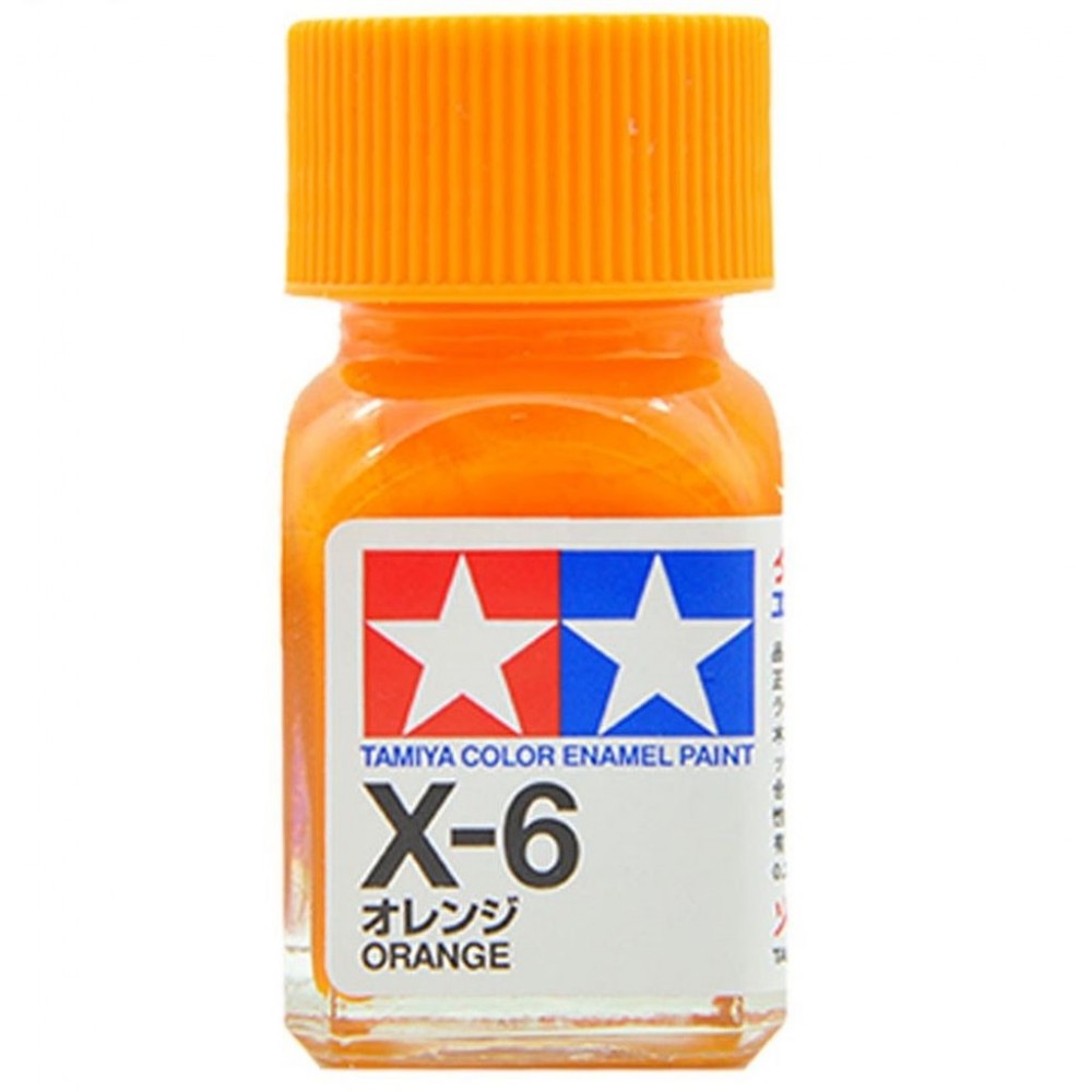 Tamiya 80006 Enamel Paint X-6 Gloss Orange 10ml