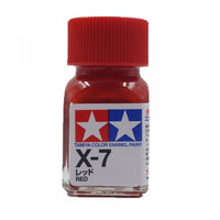 Tamiya 80007 Enamel Paint X-7 Gloss Red (10ml)