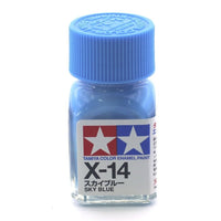 Tamiya 80014 Enamel Paint X-14 Gloss Sky Blue (10ml)