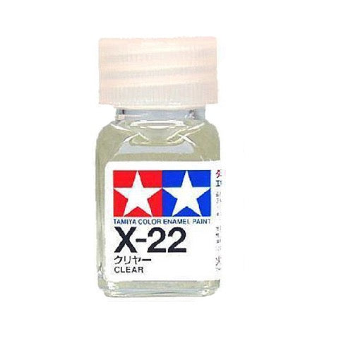 Tamiya 80022 Enamel Paint X-22 Gloss Clear (10ml)