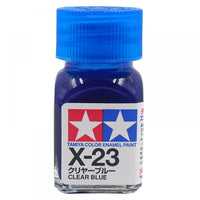 Tamiya 80023 Enamel Paint X-23 Gloss Clear Blue (10ml)