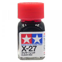 Tamiya 80027 Enamel Paint X-27 Gloss Clear Red (10ml)