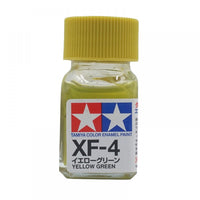 Tamiya 80304 Enamel Paint XF-4 Flat Yellow Green (10ml)