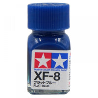Tamiya 80308 Enamel Paint XF-8 Flat Blue (10ml)