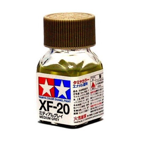 Tamiya 80320 Enamel Paint XF-20 Flat Medium Grey (10ml)