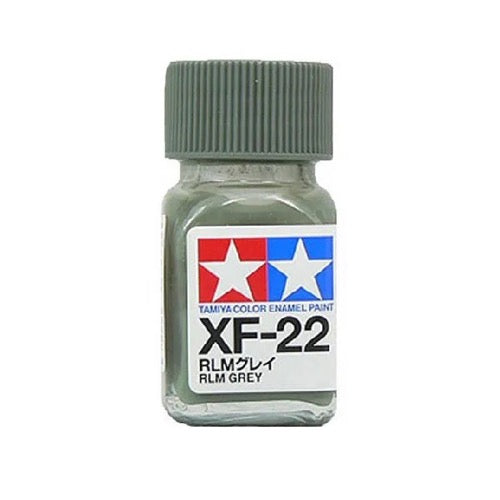 Tamiya 80322 Enamel Paint XF-22 Flat RLM Grey (10ml)