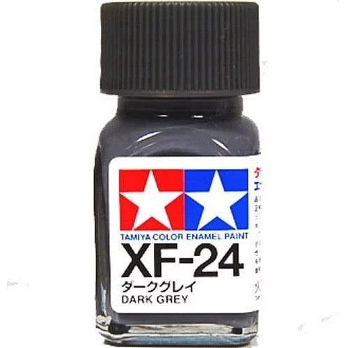 Tamiya 80324 Enamel Paint XF-24 Flat Dark Grey (10ml)