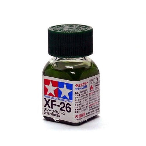 Tamiya 80326 Enamel Paint XF-26 Flat Deep Green (10ml)