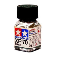 Tamiya 80370 Enamel Paint XF-70 Flat Dark Green (10ml)
