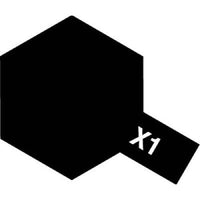 Tamiya 81501 Acrylic Paint X-1 Gloss Black 10ml