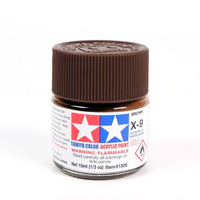 Tamiya 81509 Acrylic Paint X-9 Gloss Brown 10ml